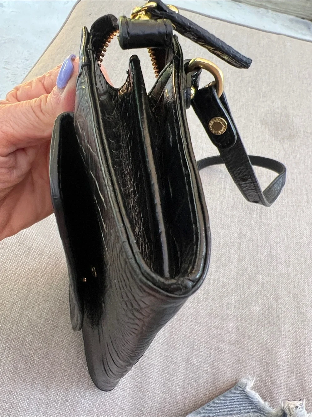Brahmin sleek wristlet